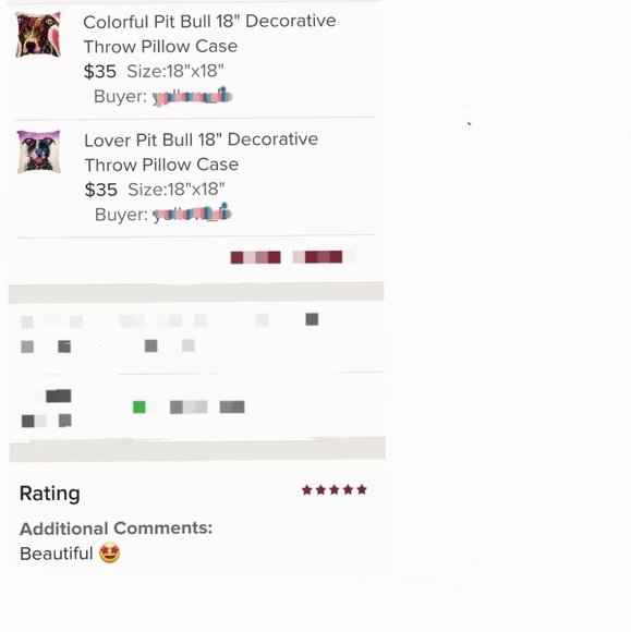 Pit Bull Pittie 18" Decorative Throw Pillow Case - Picture 5 of 5